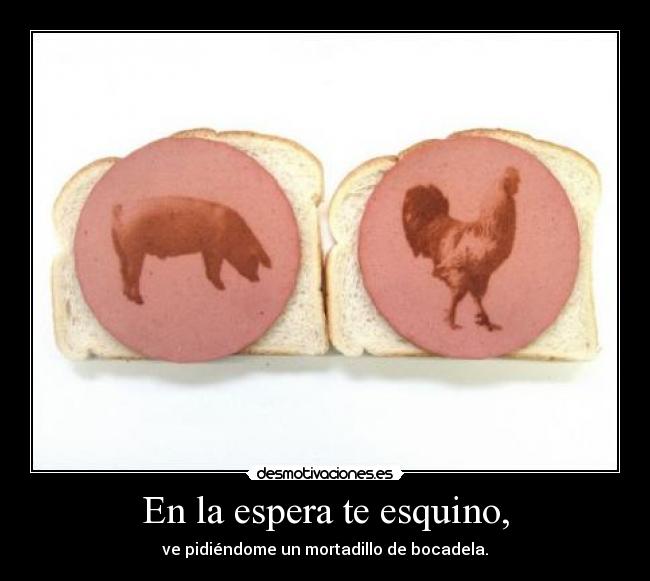 En la espera te esquino, - 