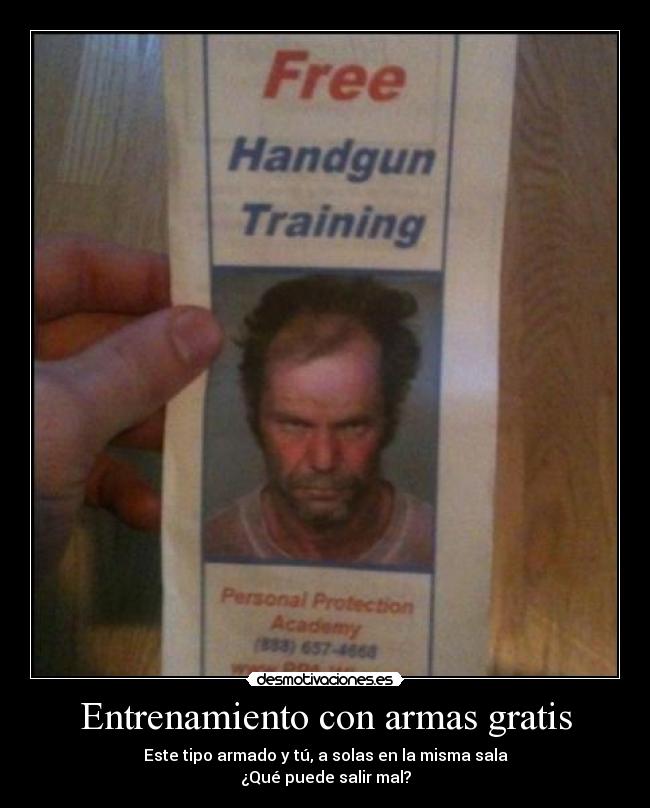 Entrenamiento con armas gratis - 