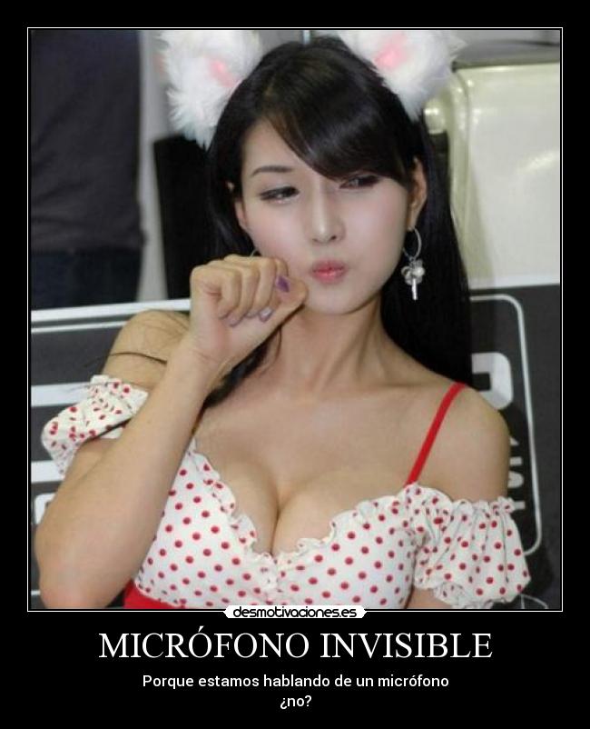 carteles microfono invisible desmotivaciones