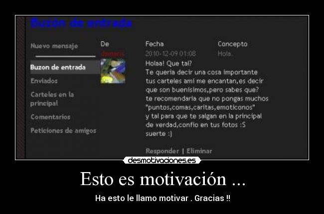 Esto es motivación ... -