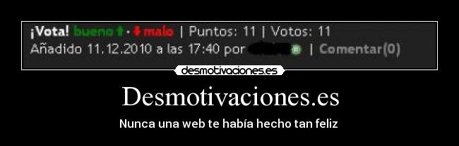 Desmotivaciones.es - Nunca una web te había hecho tan feliz