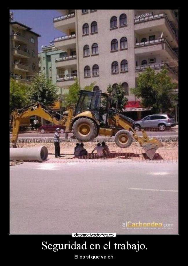 Seguridad en el trabajo. - 