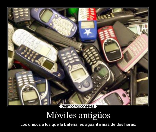 Móviles antigüos -