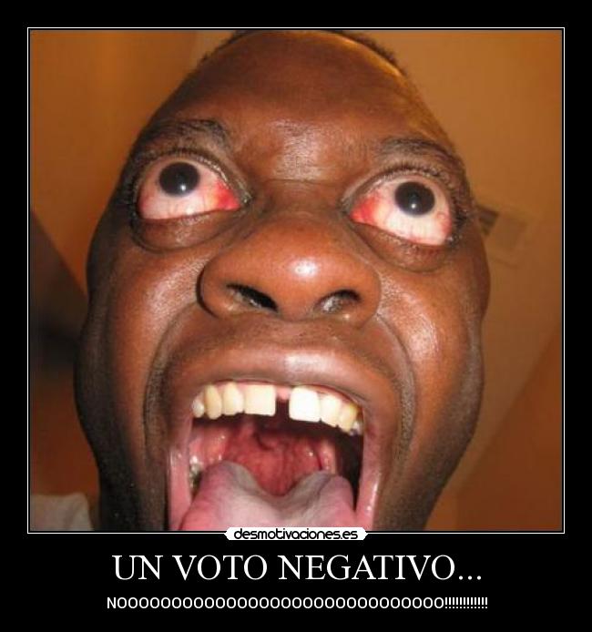 UN VOTO NEGATIVO... - 