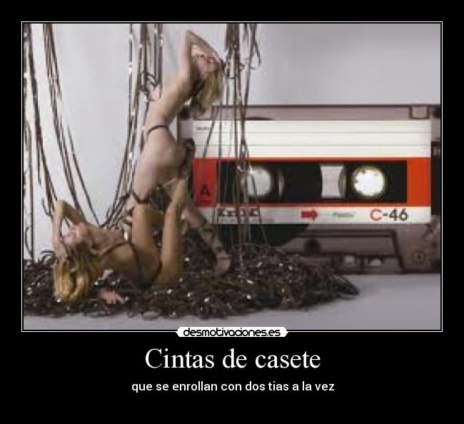 carteles casete desmotivaciones