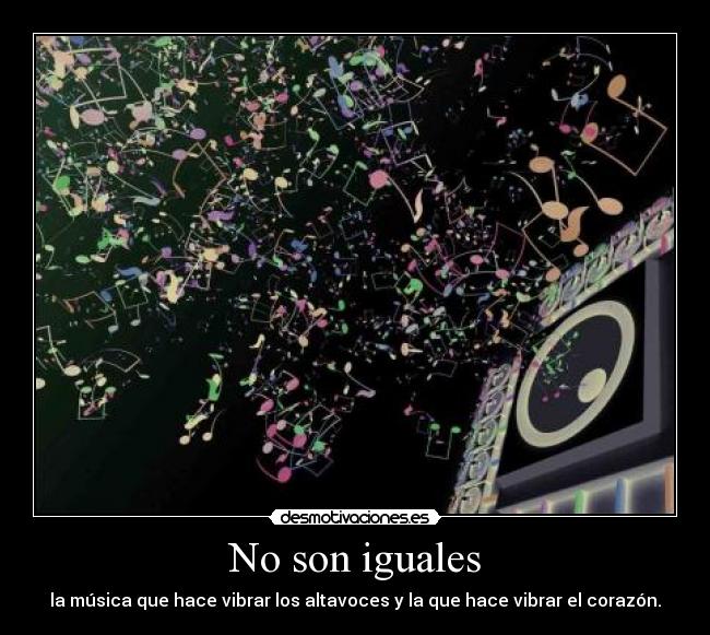 No son iguales - 