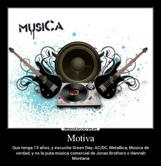 carteles green day acdc metallica musica verdad desmotivaciones