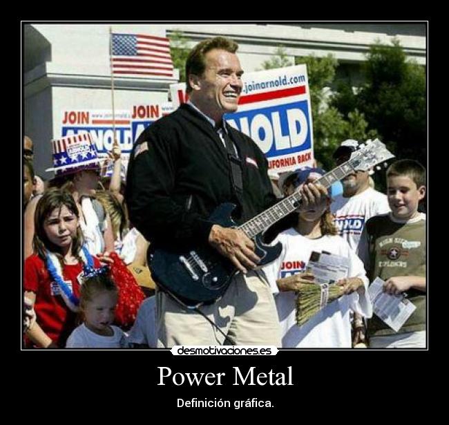 Power Metal - Definición gráfica.