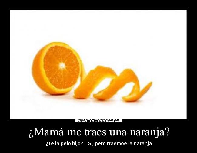 carteles peitolobo naranja mama pelar desmotivaciones