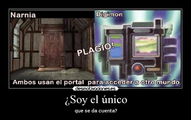¿Soy el único -