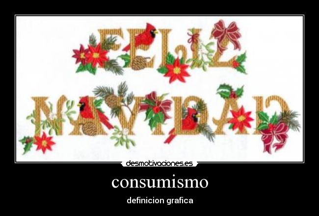 consumismo - definicion grafica
