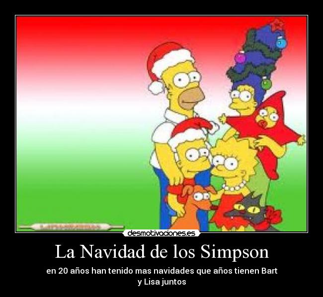 carteles navidad navidad los simpson desmotivaciones