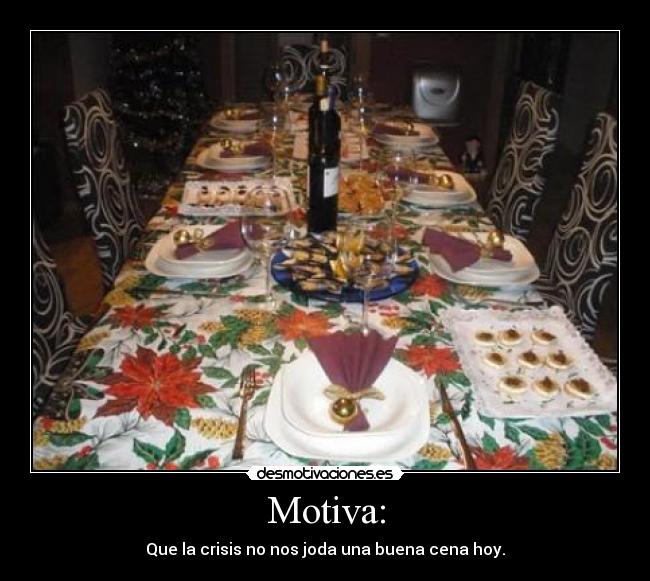carteles cena desmotivaciones