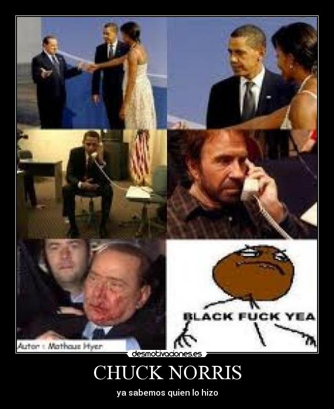 CHUCK NORRIS - ya sabemos quien lo hizo