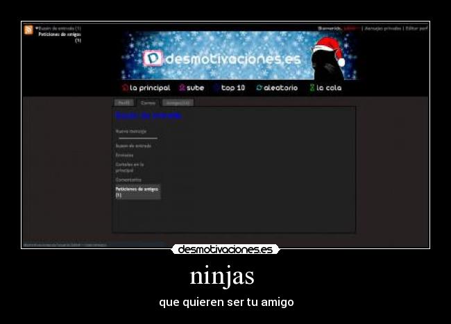 ninjas - que quieren ser tu amigo