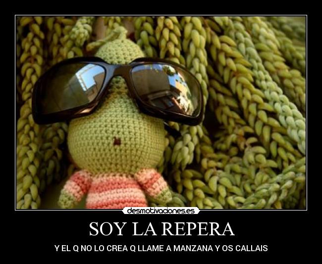 SOY LA REPERA - Y EL Q NO LO CREA Q LLAME A MANZANA Y OS CALLAIS