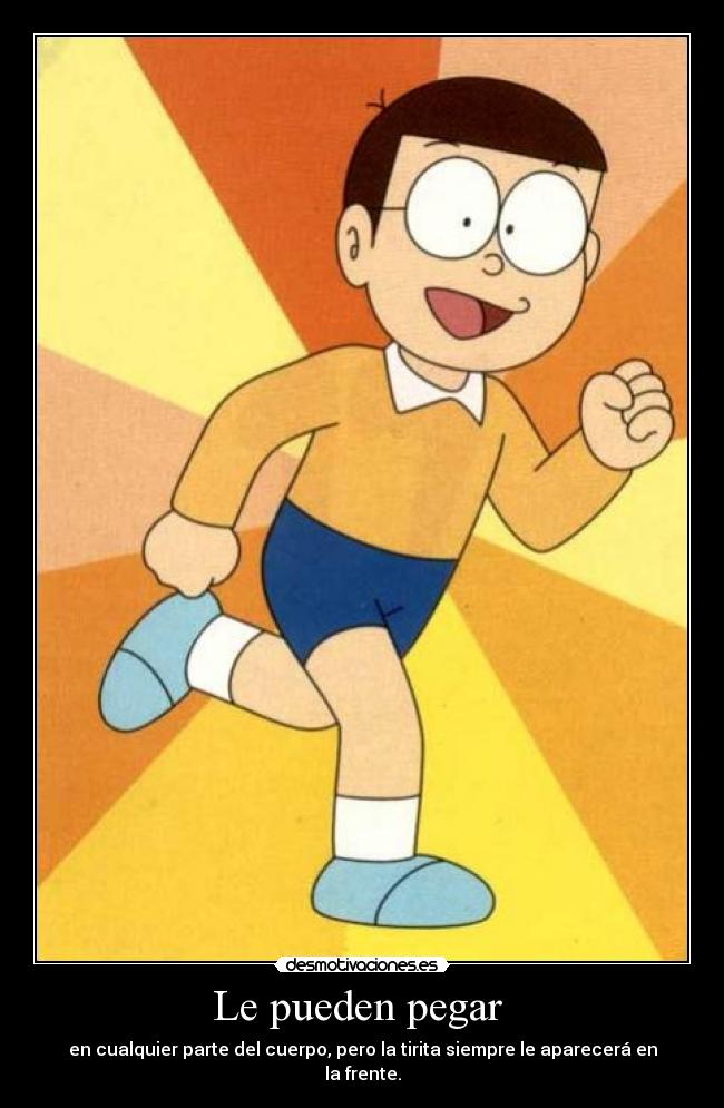 carteles nobita desmotivaciones