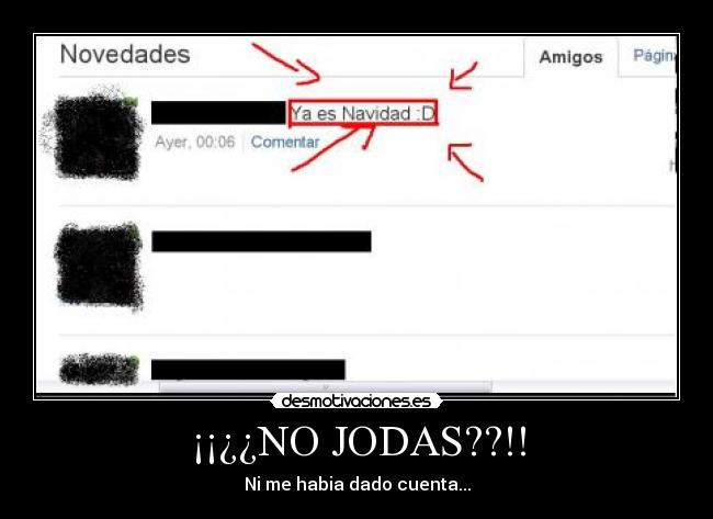 ¡¡¿¿NO JODAS??!! -