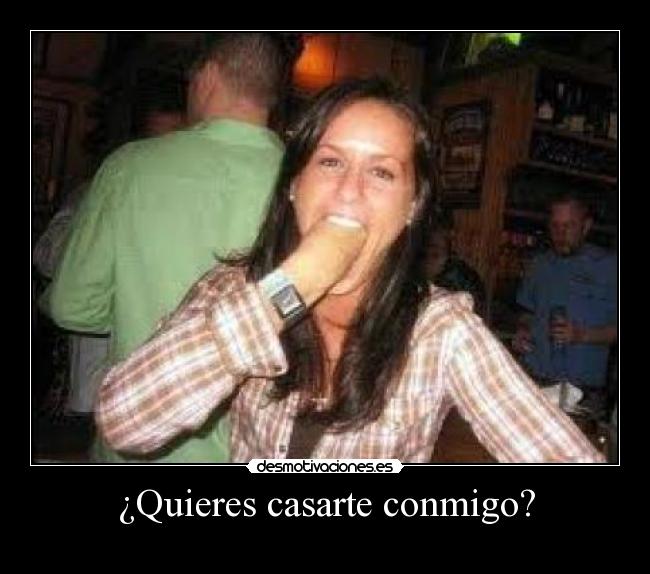 ¿Quieres casarte conmigo? -