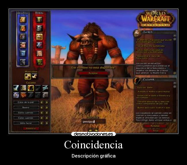 Coincidencia - Descripción gráfica