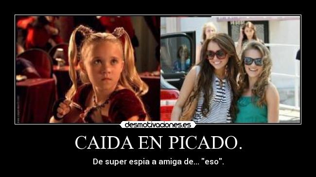 CAIDA EN PICADO. -