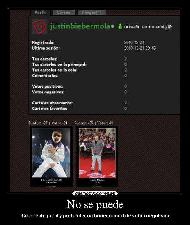 carteles justin bieber desmotivaciones