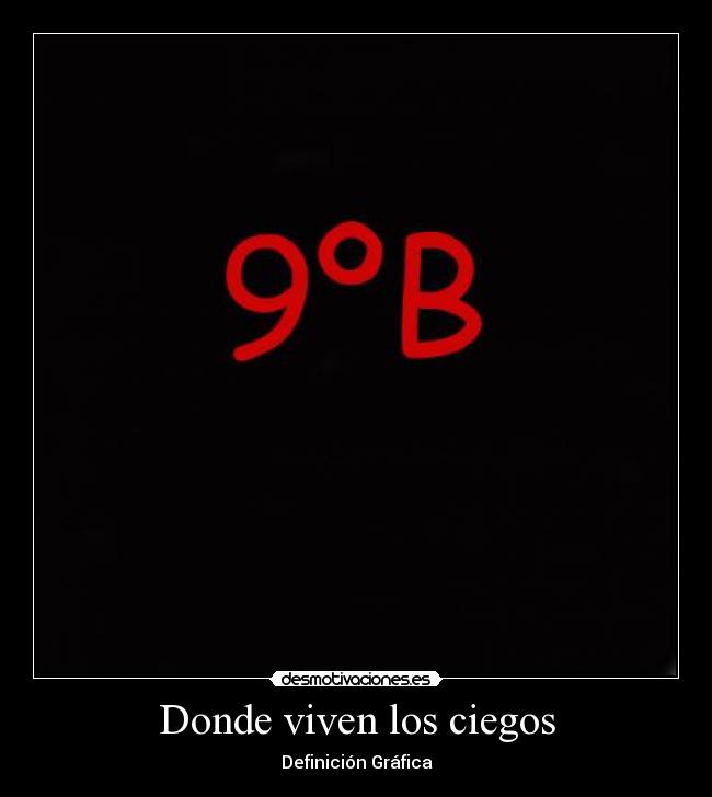 Donde viven los ciegos -