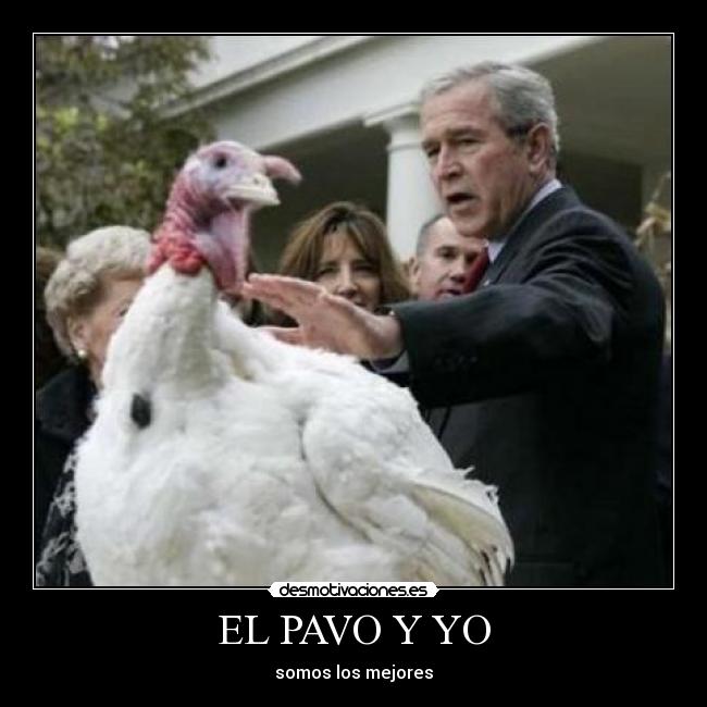 EL PAVO Y YO - somos los mejores