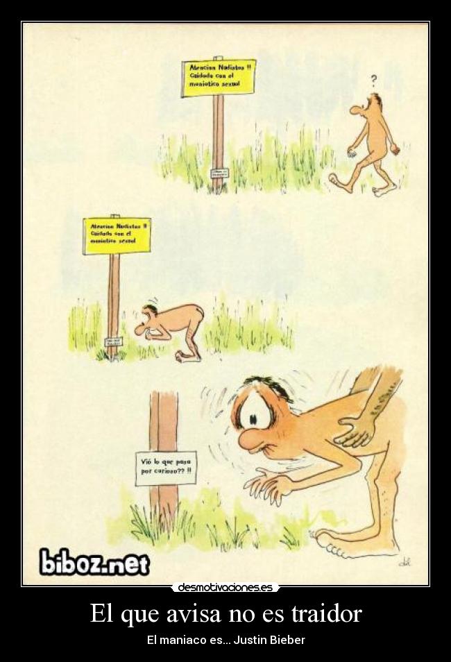 El que avisa no es traidor -