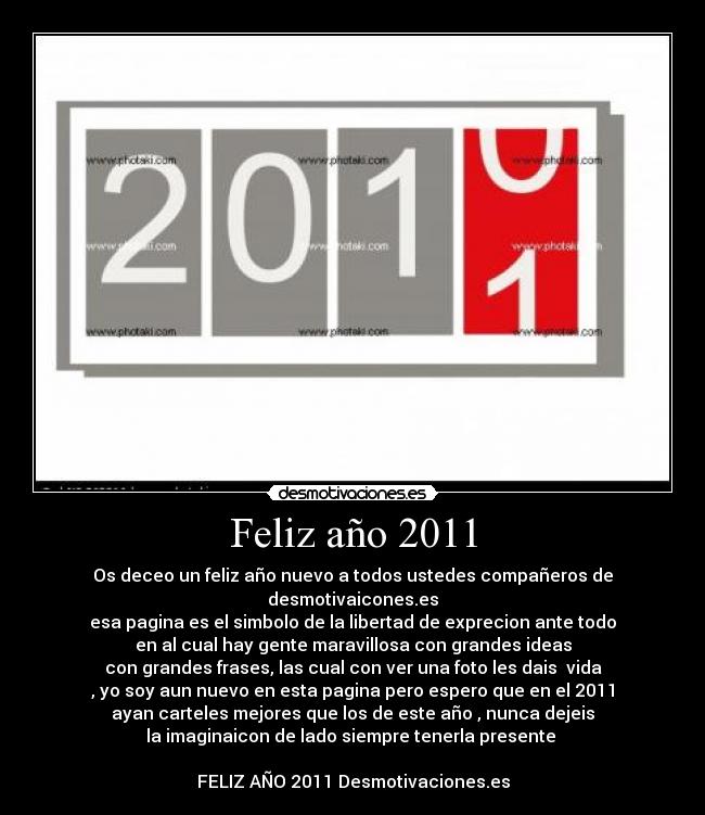 Feliz año 2011 -
