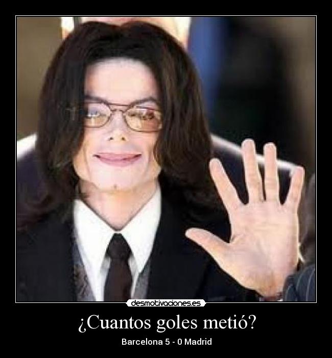 ¿Cuantos goles metió? - Barcelona 5 - 0 Madrid