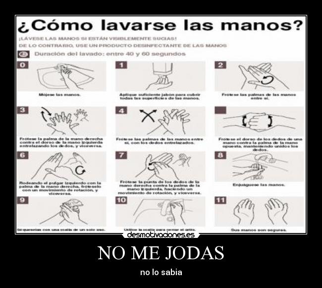 NO ME JODAS -