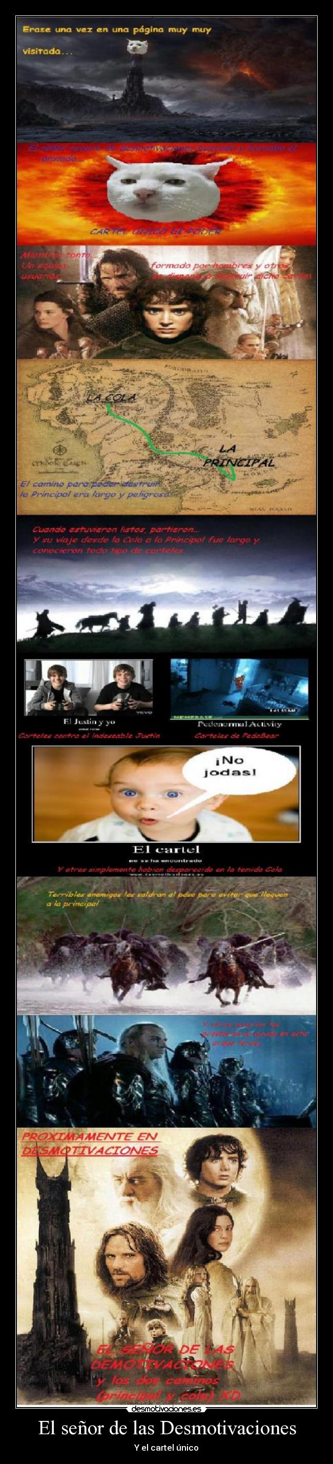 El señor de las Desmotivaciones - Y el cartel único
