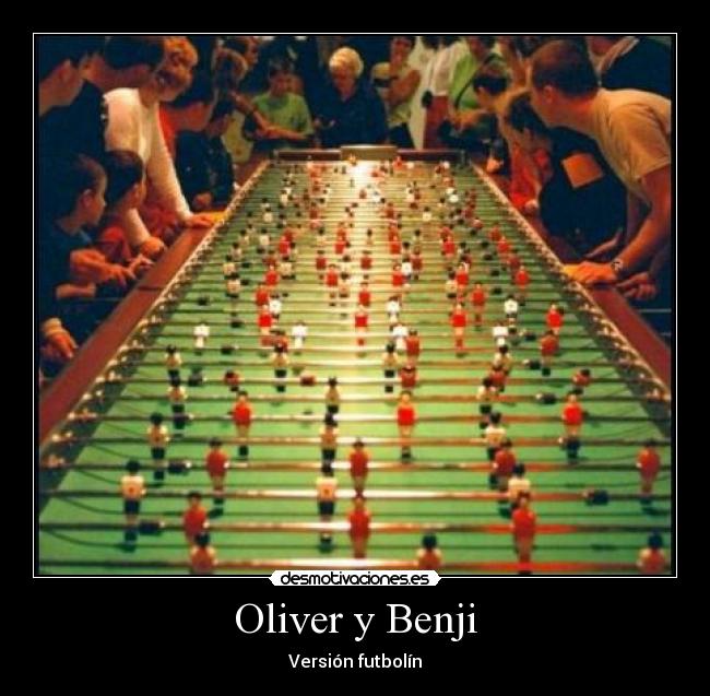 Oliver y Benji - Versión futbolín