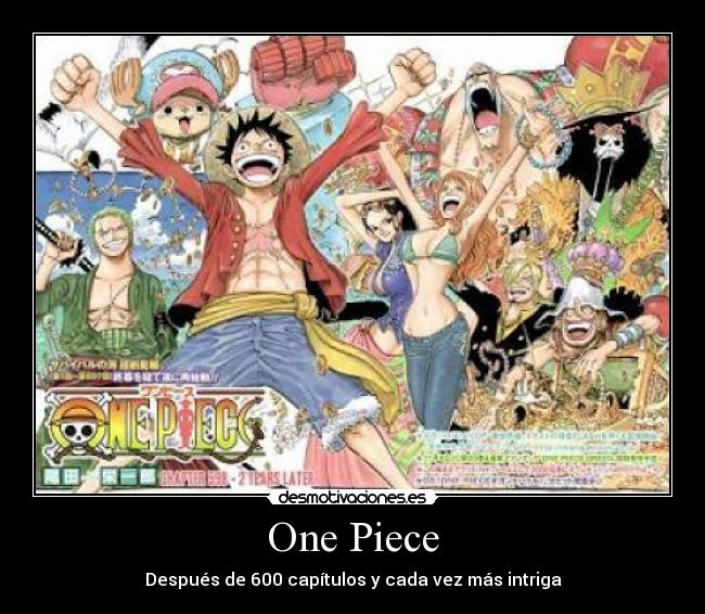 One Piece - Después de 600 capítulos y cada vez más intriga