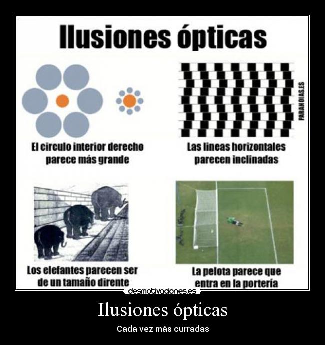 Ilusiones ópticas - Cada vez más curradas