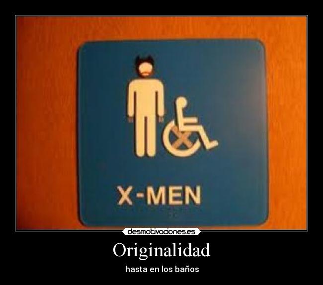Originalidad - hasta en los baños