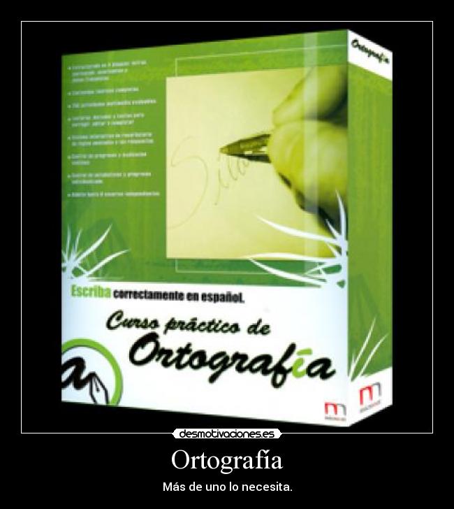 Ortografía -