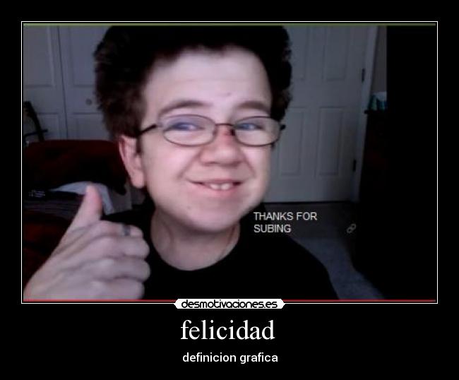 felicidad  - definicion grafica