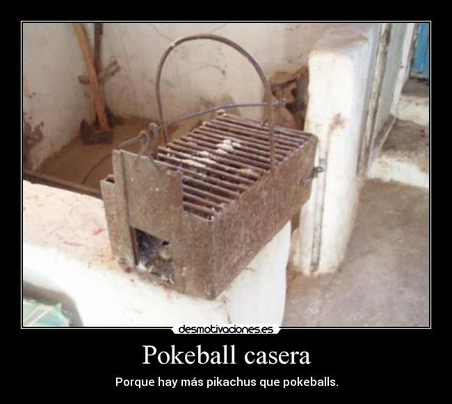 Pokeball casera - Porque hay más pikachus que pokeballs.