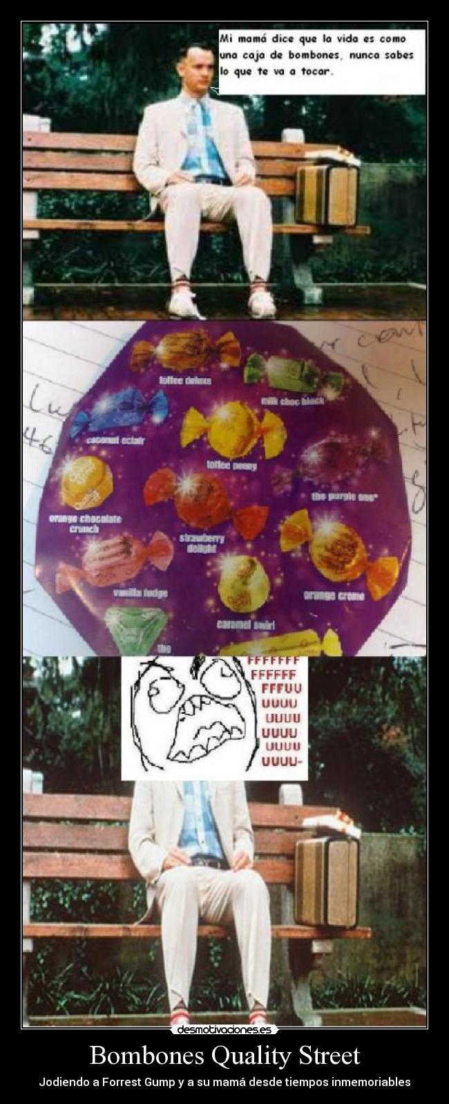 Bombones Quality Street - Jodiendo a Forrest Gump y a su mamá desde tiempos inmemoriables
