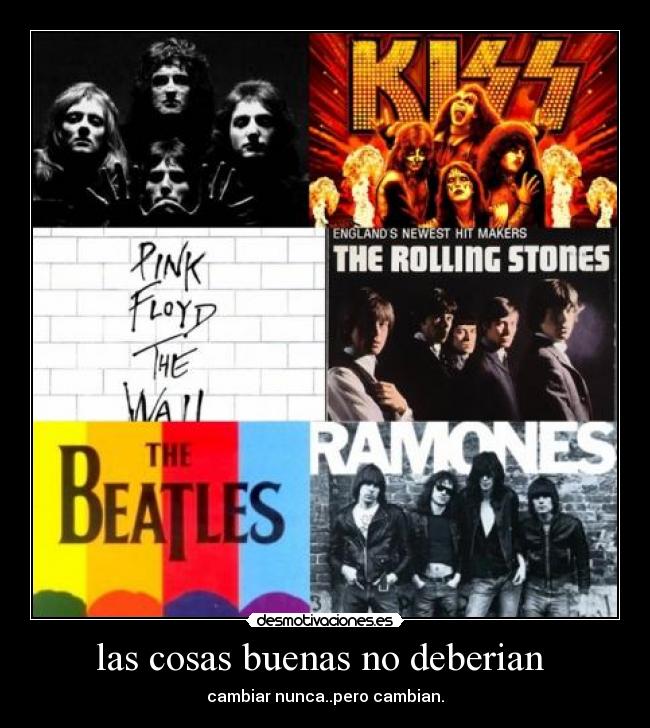 las cosas buenas no deberian  - 