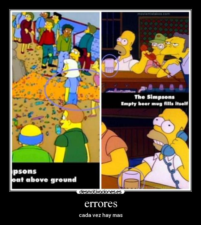 errores - cada vez hay mas