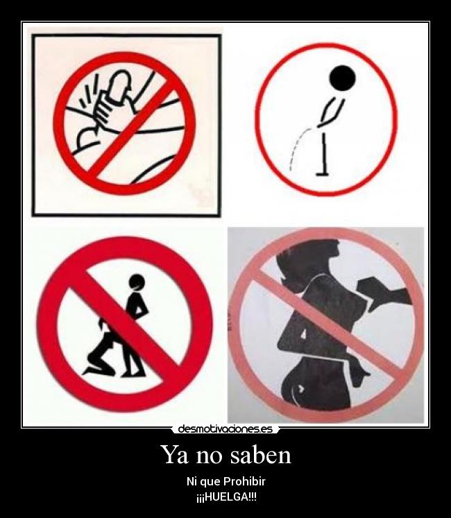 carteles malditas senales desmotivaciones