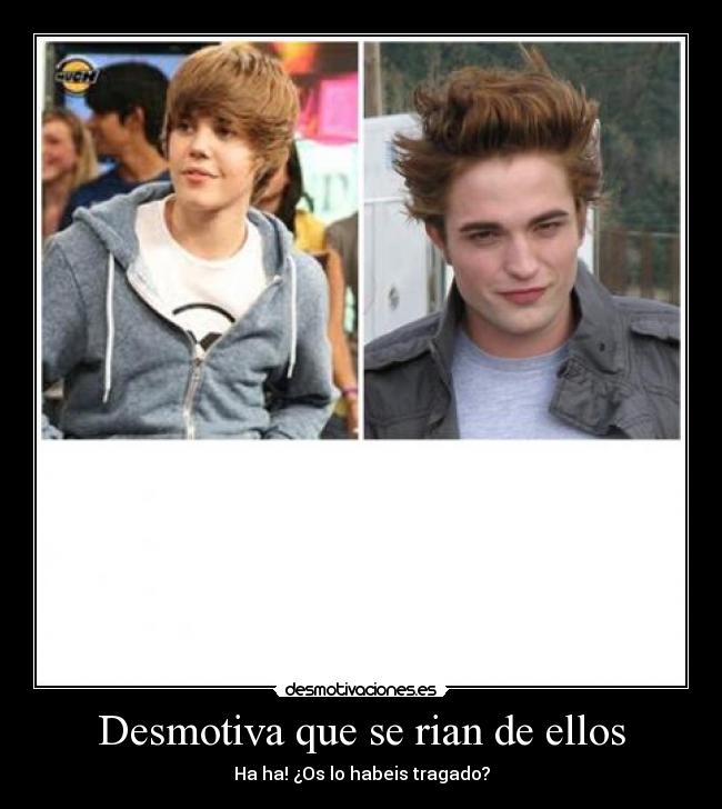 Desmotiva que se rian de ellos - Ha ha! ¿Os lo habeis tragado?
