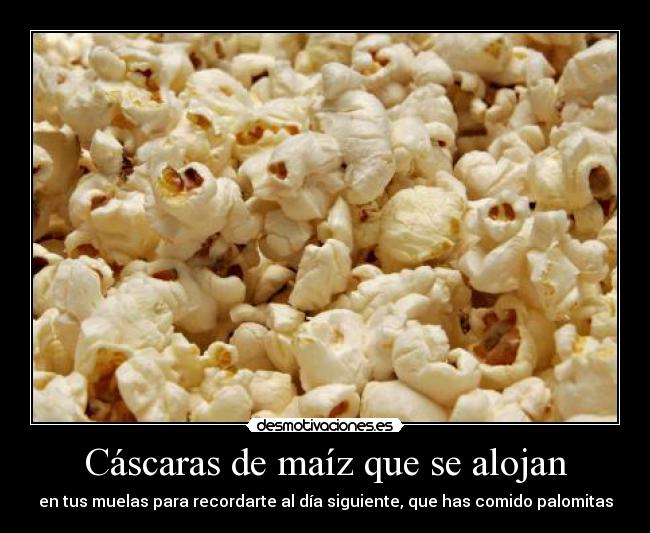 Cáscaras de maíz que se alojan - 