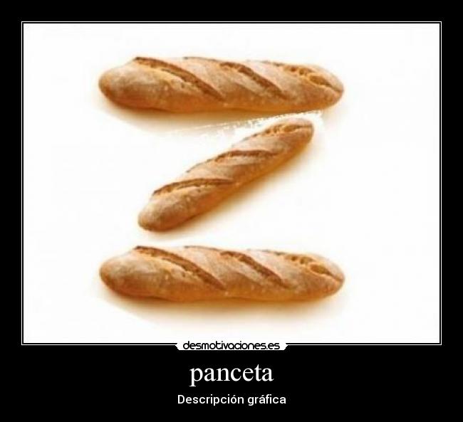 panceta - Descripción gráfica