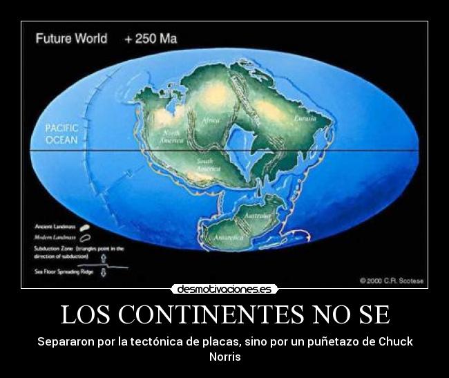 LOS CONTINENTES NO SE - 