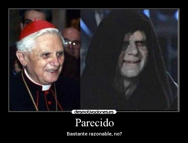 carteles papa wtf star wars parecido desmotivaciones