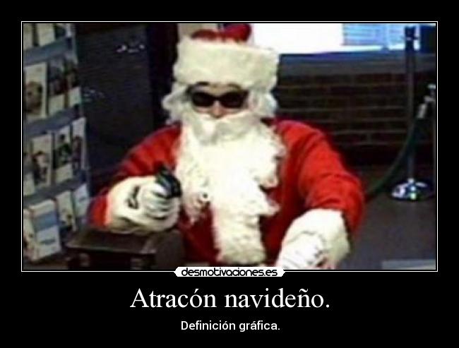 Atracón navideño. - Definición gráfica.
